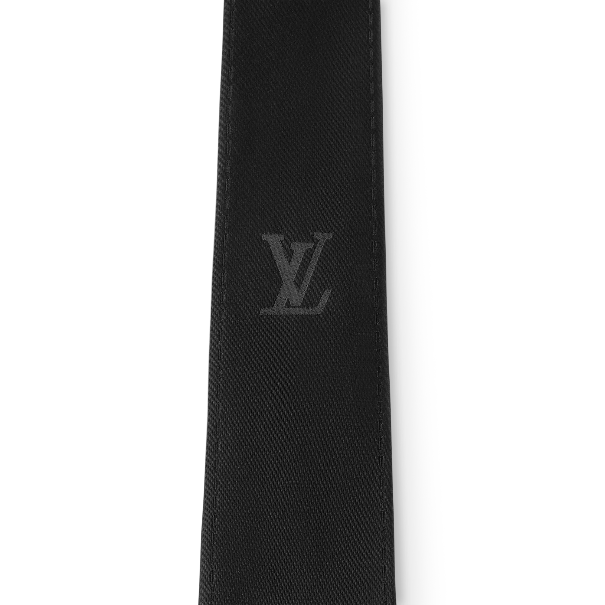 LV Outline Tie . - Luxury Accessories - M97522 Black | LOUIS